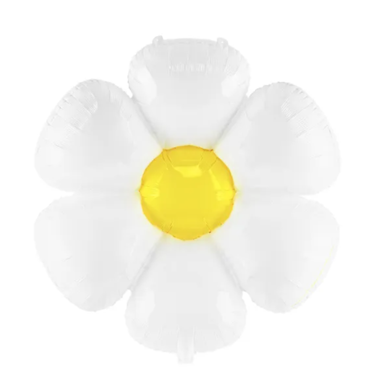 Ballon marguerite géant aluminium