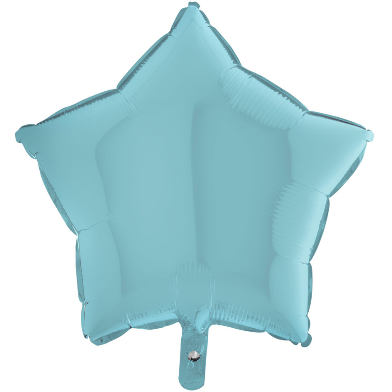 Ballon etoile bleu pastel