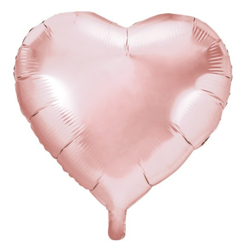 Ballon coeur rose gold
