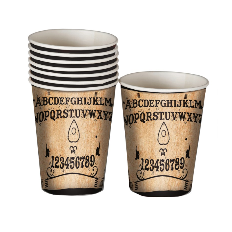 SACHET 6 GOBELETS OUIJA 10 CMS