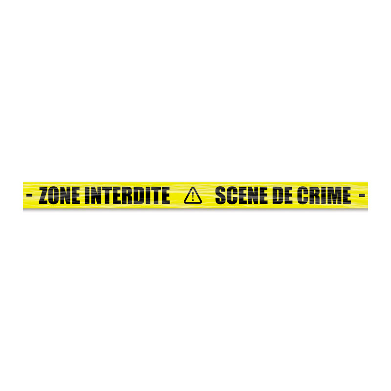 Bande de Délimitation Scène de Crime