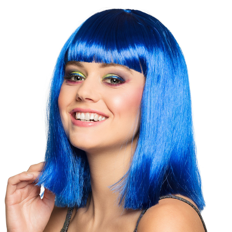 Perruque Dance bleu