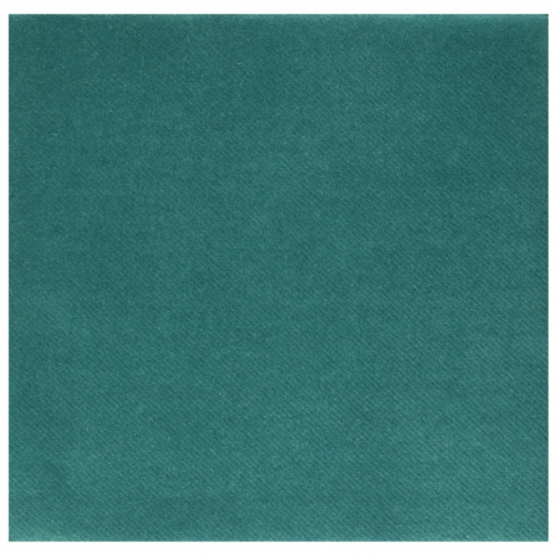 serviette intissé bleu canard