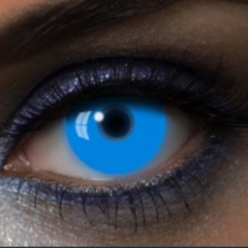 Lentilles hebdomadaires UV blue