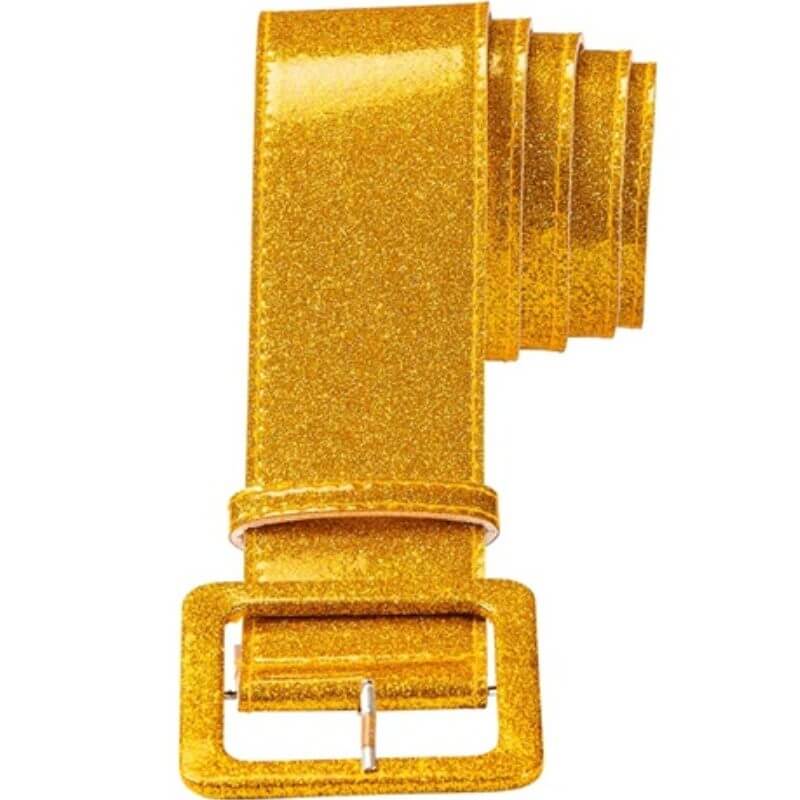 Ceinture brillante dorée 120cm