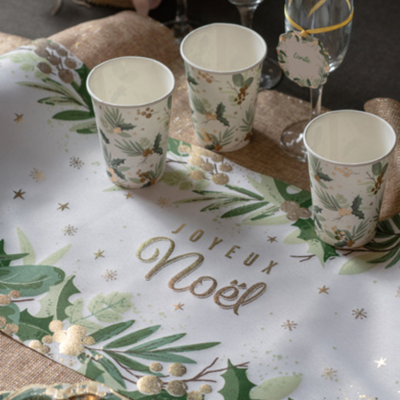 Chemin de table noël traditionnel