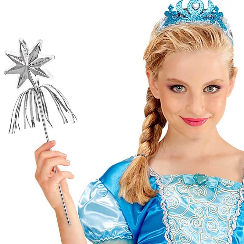 Baguette magique argentée