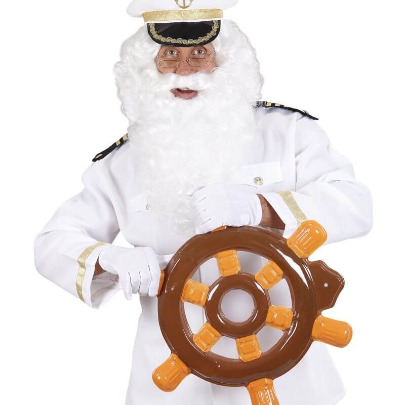 Utilisable pour un déguisement de Père Noël, de Magicien ou Capitaine.