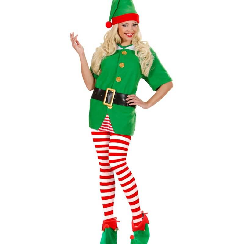 Adoptez ces Collants Rouges et Blancs à Rayures pour un look décalé et festif à la fois !