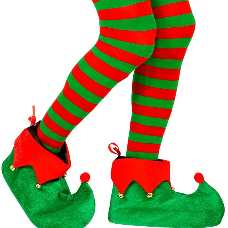 Complétez votre déguisement avec ces couvre-chaussures d'Elfe de Noël !