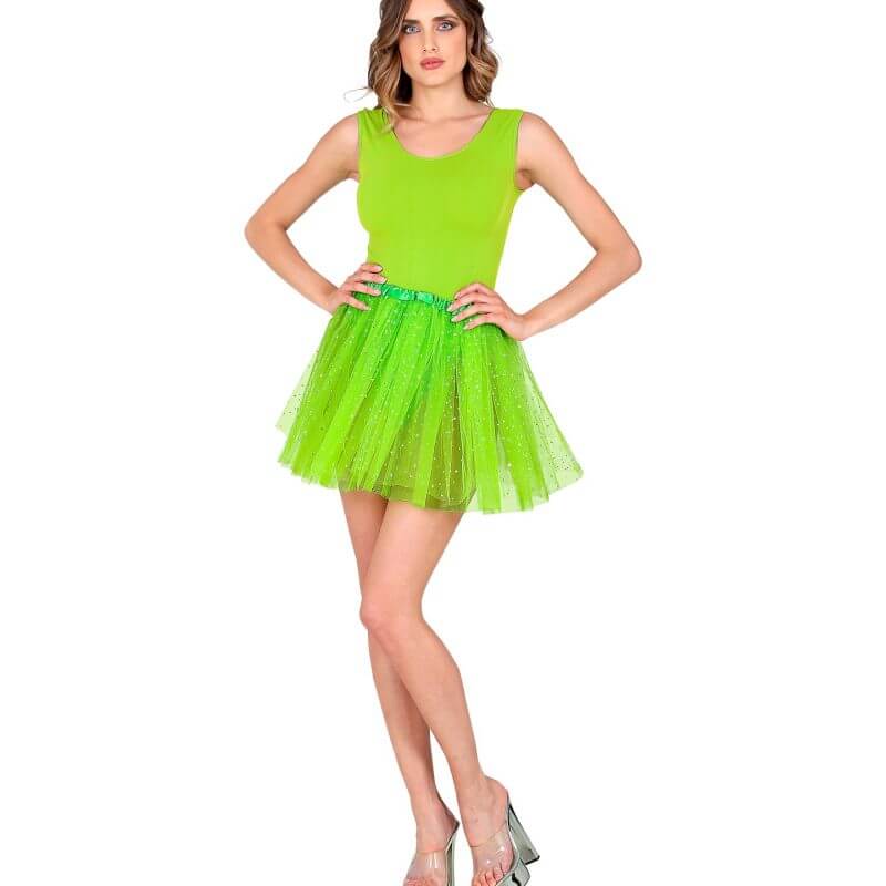 tutu brillant vert