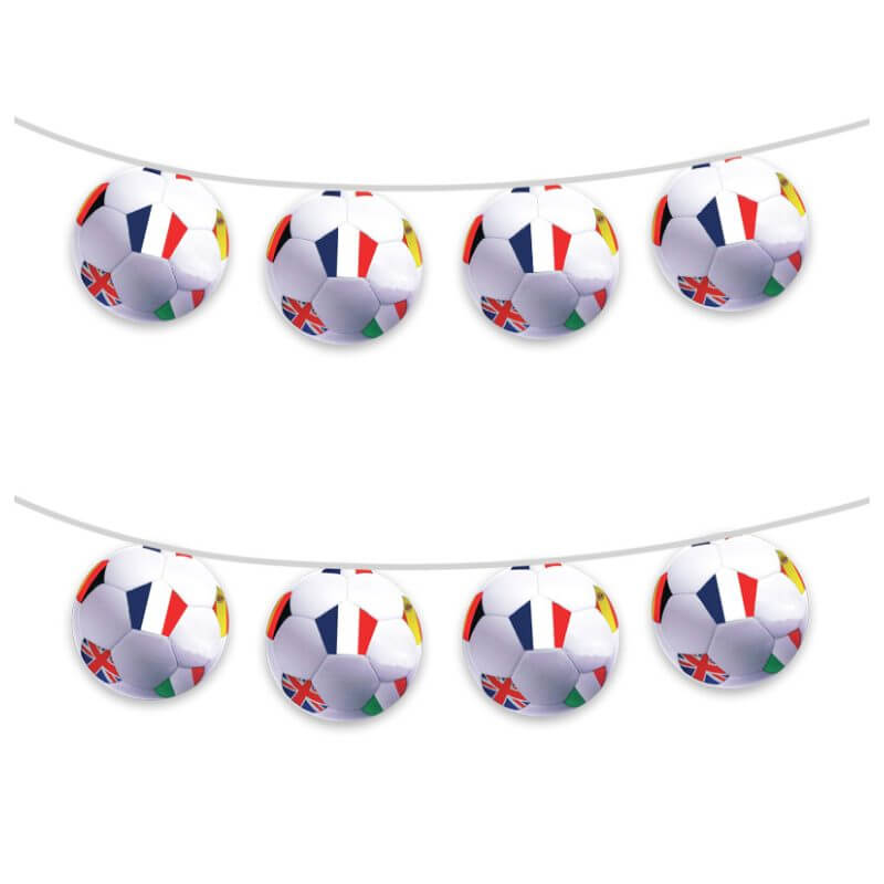 Guirlande Papier Ballons de foot