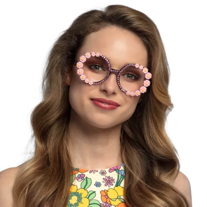 Lunettes Hippies à Fleur