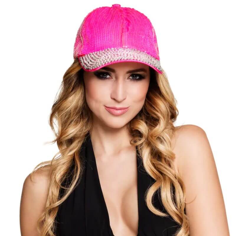 Casquette rose vif